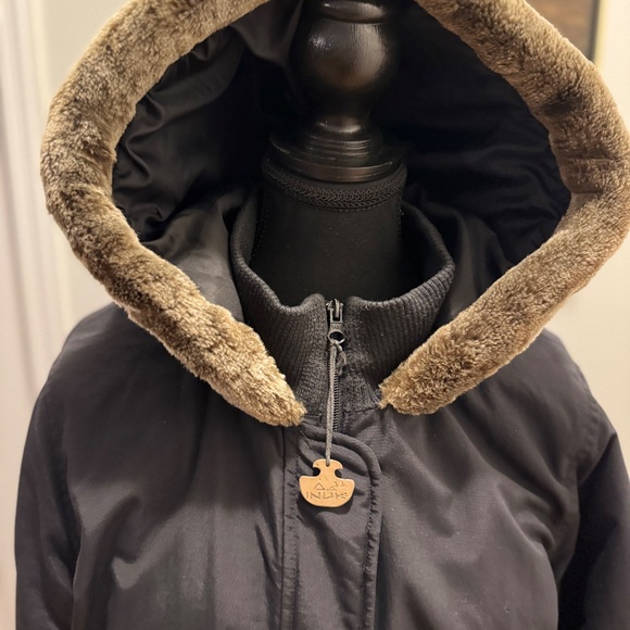 RARE VTG INUK Parka S/P (Fits L) Faux Fur Trim Inuit Embroidery Nova Scotia - Picture 7 of 16